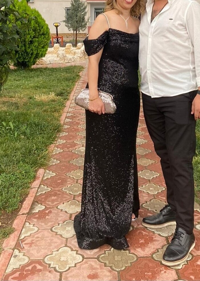 PAYETLI UZUN ABİYE - Görsel 5