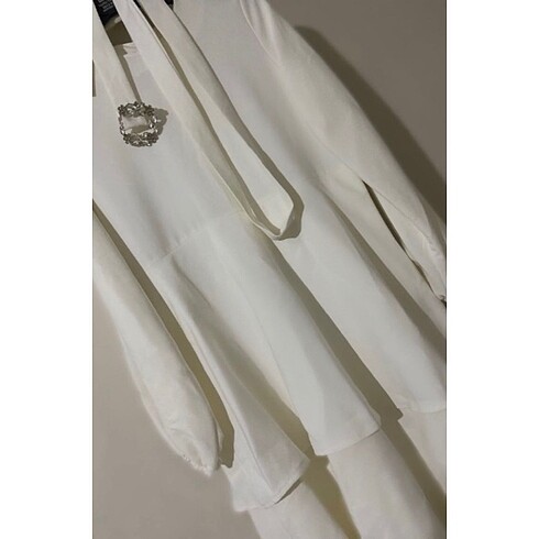 Trendyol & Milla Tesettür beyaz elbise