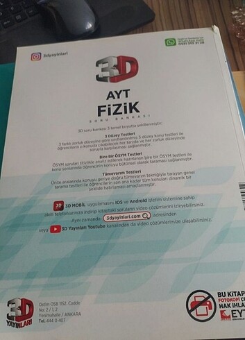 3D ayt fizik - Görsel 2