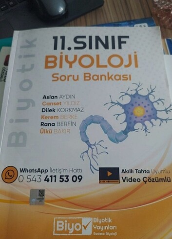 11.sınıf biyotik biyoloji test kitabı