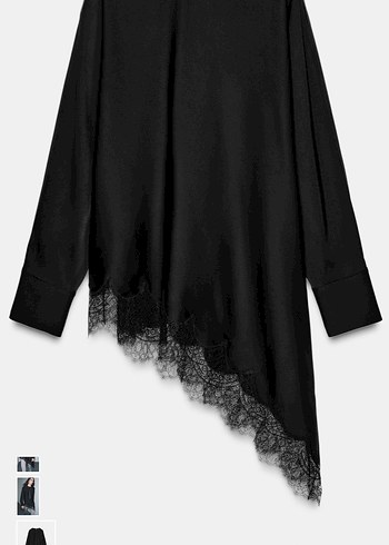 Siyah Nakışlı Gotik Zincir Detaylı Vücut Zinciri - Görsel 4