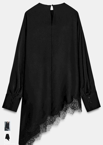 Siyah Nakışlı Gotik Zincir Detaylı Vücut Zinciri - Görsel 5