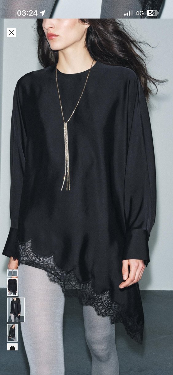 Siyah Nakışlı Gotik Zincir Detaylı Vücut Zinciri - Görsel 2