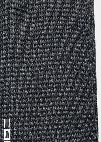 Gri Kadın Örme Kumaş Pantolon - Görsel 3