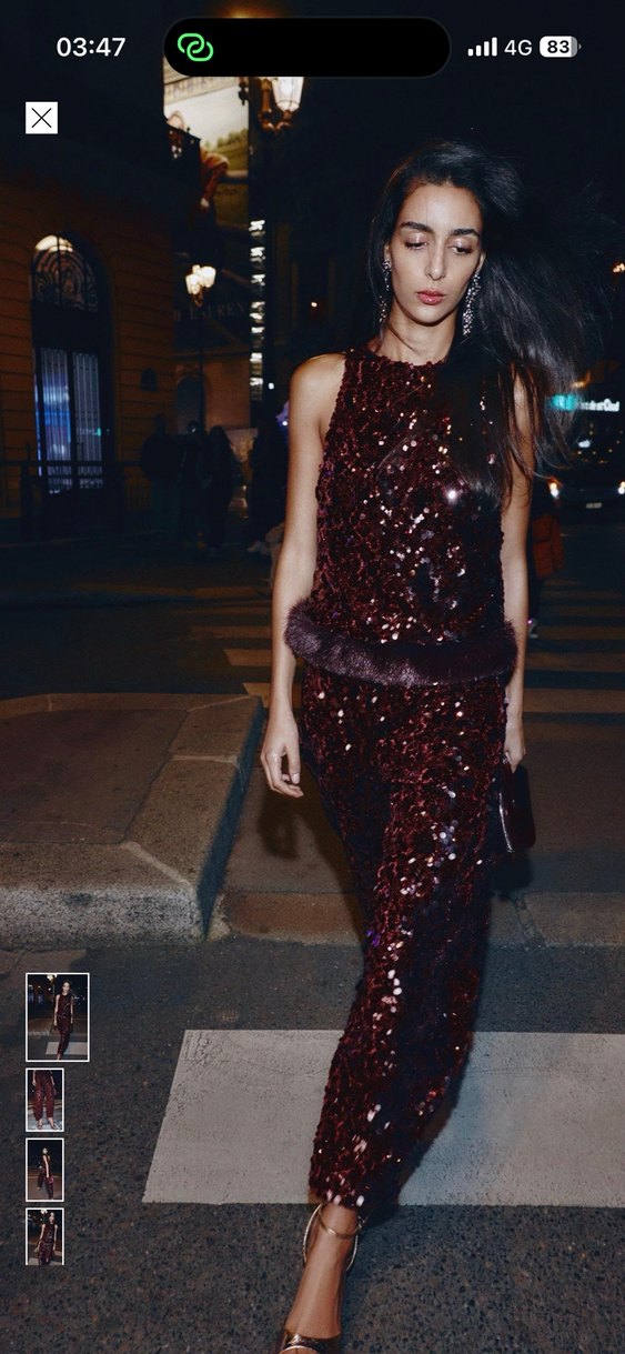 Parlak Bordo Kadın Bol Kesim Uzun Pantolon - Görsel 3