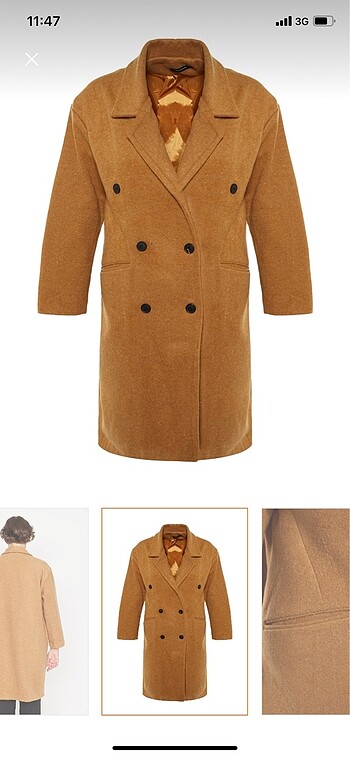36 Beden Oversize Kaban