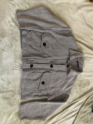 Crop oversize ceket