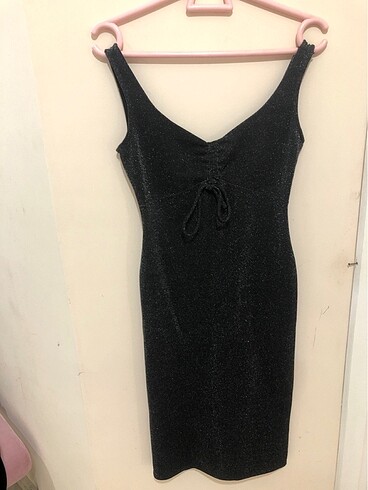 s Beden Bershka Simli Elbise