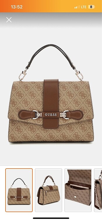 Guess logolu çanta