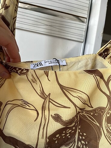 s Beden çeşitli Renk Zara Çiçekli Elbise