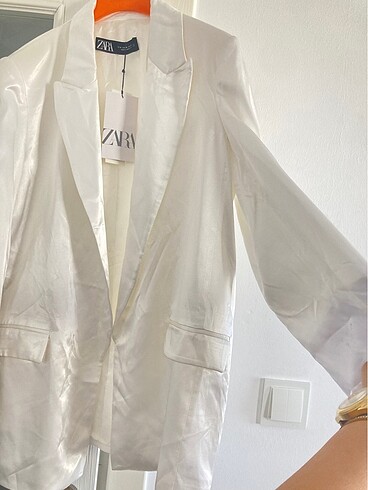 Zara Zara Saten Blazer