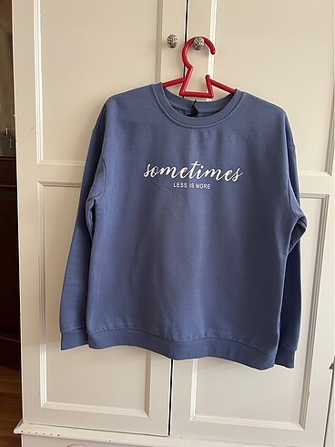 m Beden Mavi Sweatshirt