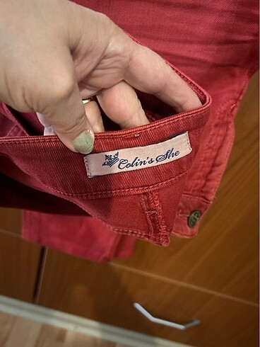 30 Beden bordo Renk Jean pantolon