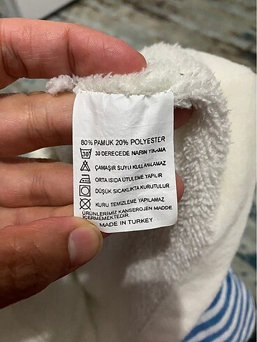 6-9 Ay Beden mavi Renk Erkek Bebek Hırka