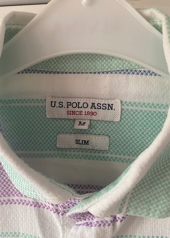 U.S Polo Assn. Erkek Pastel Renkli Uzun Kollu Pamuklu Gömlek