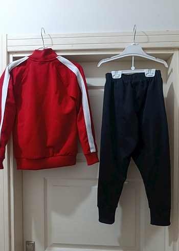 Nike Erkek Çocuk Kırmızı Eşofman Takımı - Görsel 2