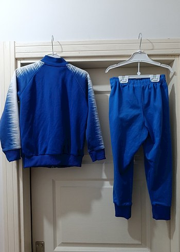 Erkek Çocuk Mavi Nike Eşofman Takımı - Görsel 3