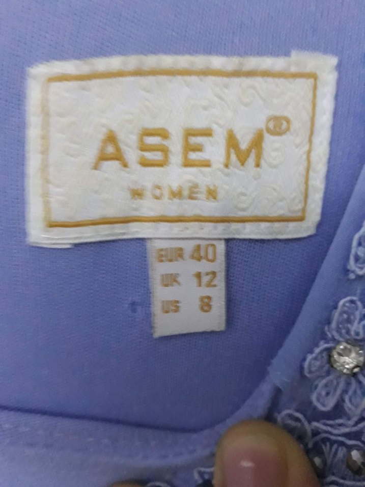 Bebe Mavisi Pelerinli Balık Model Abiye - Görsel 3