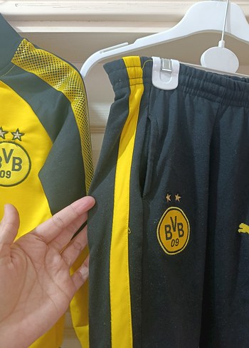 BVB Sarı Erkek Çocuk Eşofman Takımı - Görsel 4