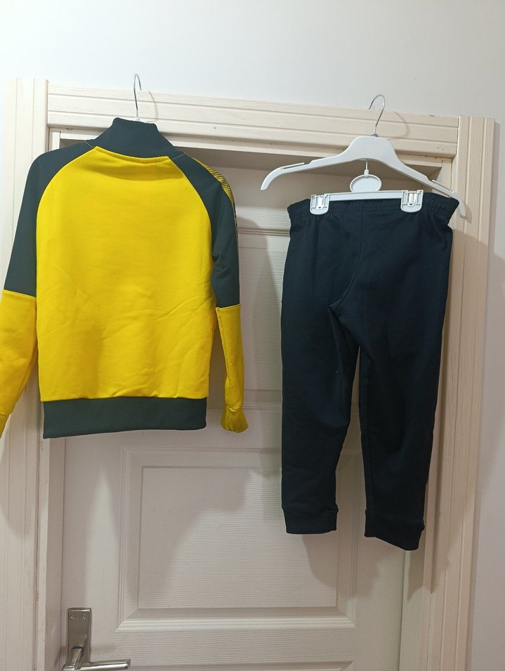 BVB Sarı Erkek Çocuk Eşofman Takımı - Görsel 3