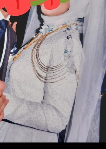 Gümüş Tesettür Nisan Abiyesi - Görsel 6