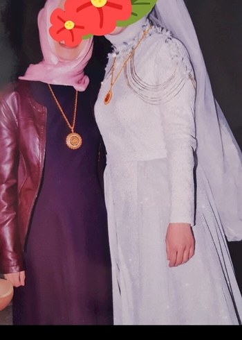 Gümüş Tesettür Nisan Abiyesi - Görsel 7