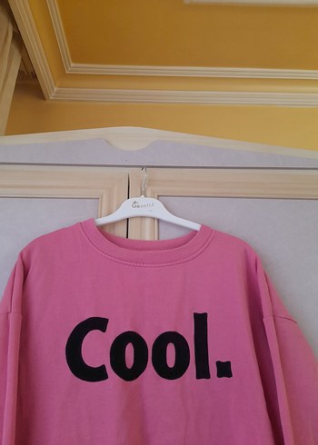 C&A Pembe Oversize Kadın Sweatshirt