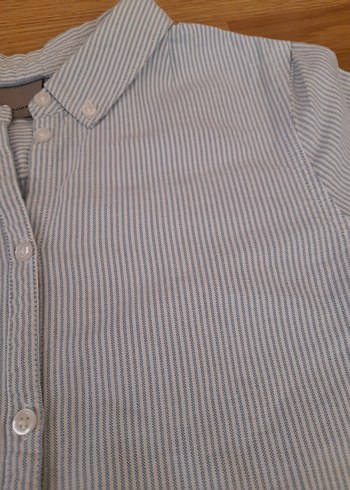 Vero Moda Düğmeli Mavi Kadın Gömlek