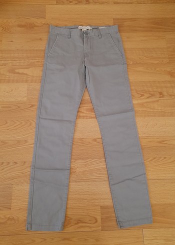 Gri Regular Fit Denim Erkek Pantolon