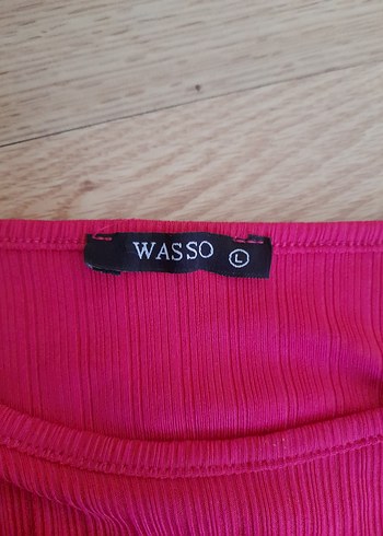 Pembe Kadın Kısa Kollu Crop Top - Görsel 2