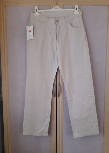 Erkek Keten Rahat Kesim Pantolon - Görsel 3