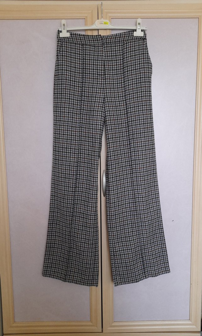 Gri Kadın Pilili Pantolon - Görsel 2