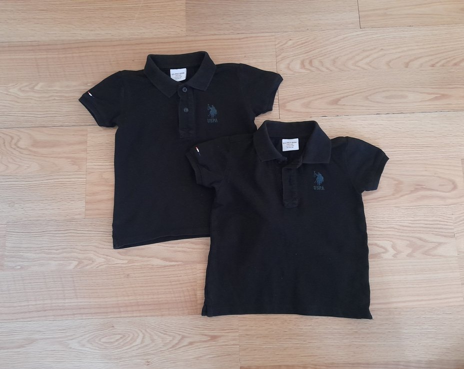 Erkek Çocuk Siyah Polo Yaka Tişört - Görsel 2