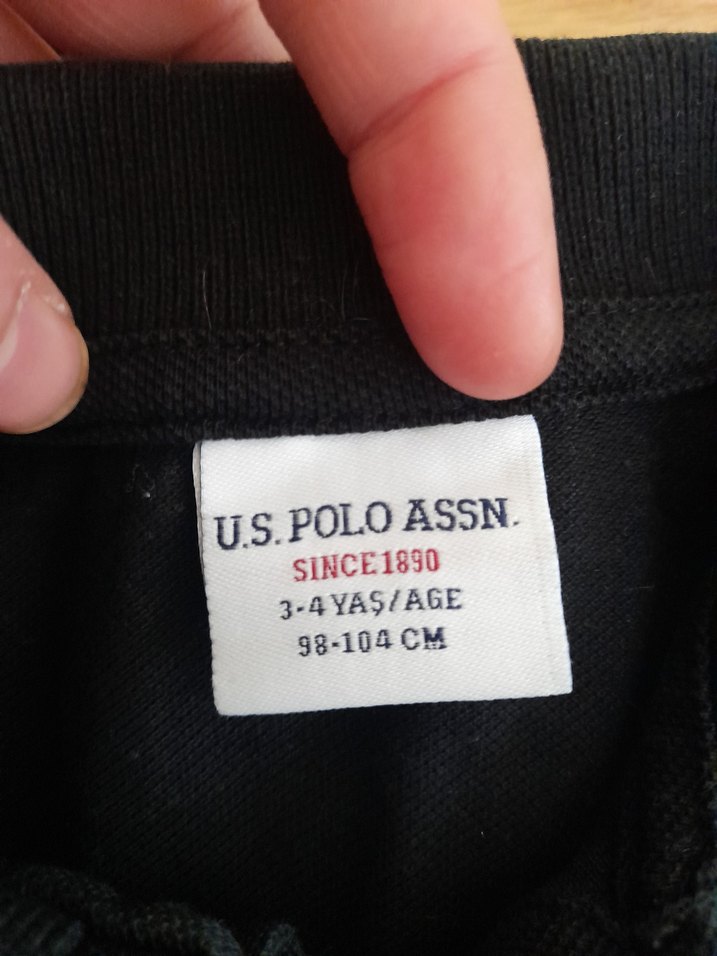 Erkek Çocuk Siyah Polo Yaka Tişört - Görsel 3