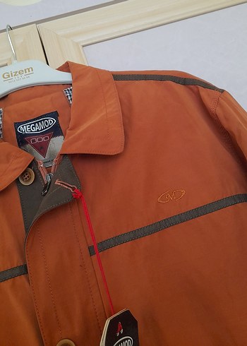 Düğmeli Kahverengi Erkek Mont - Görsel 4