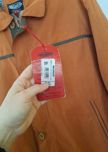 Düğmeli Kahverengi Erkek Mont - Görsel 5