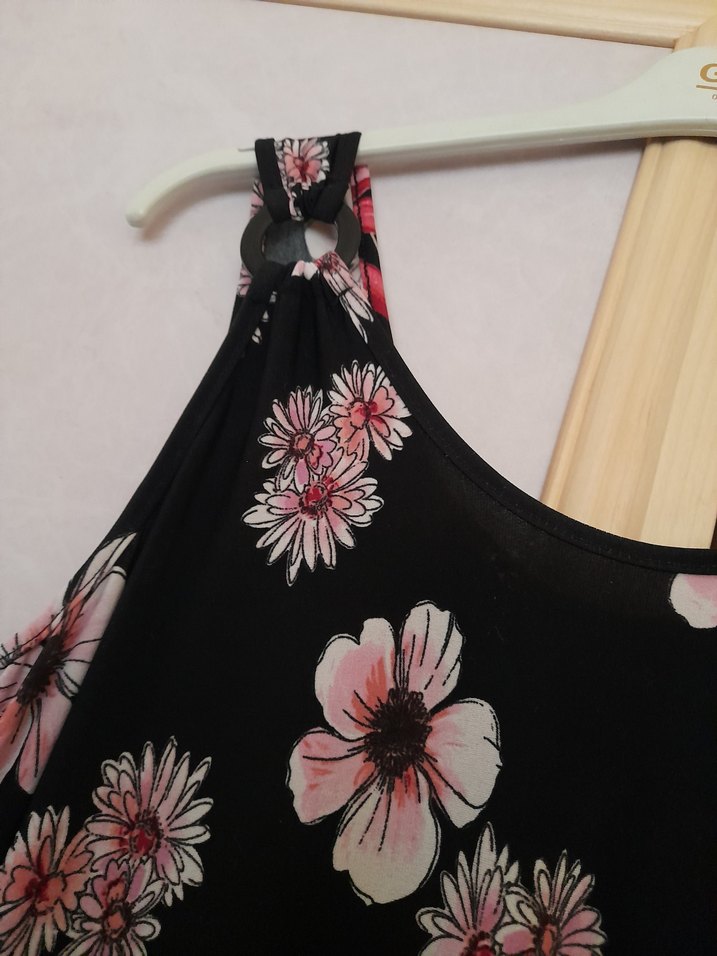 Çiçek Desenli Uzun Bohem Elbise - Görsel 2