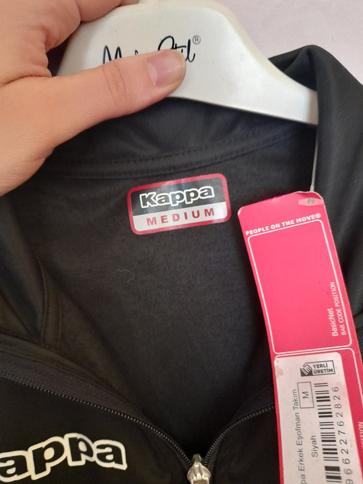 Kappa Siyah Fermuarlı Spor Ceket - Görsel 3