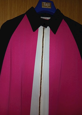 Uzun Kesim Pembe Kadın Tunik - Görsel 5