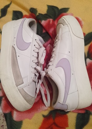 40 Beden Beyaz Pastel Platform Spor Ayakkabı