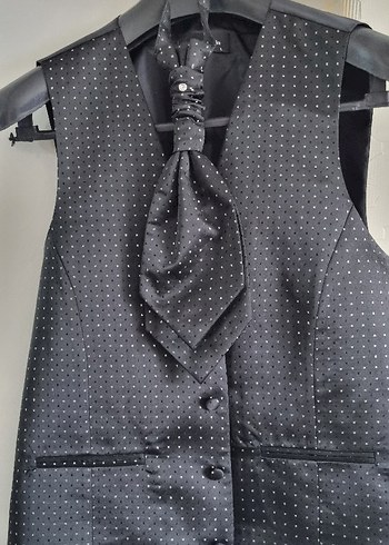 Düğmeli Siyah Erkek Takım Ceketi - Görsel 9