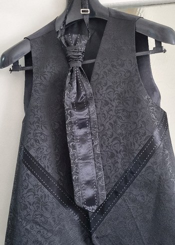 Düğmeli Siyah Erkek Takım Ceketi - Görsel 6