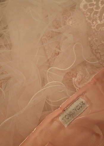 Pembe Nakışlı Bebek Kundak Örtüsü - Görsel 3