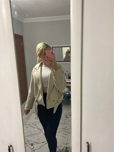 Bej rengi çeket