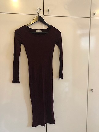 BORDO KALEM ELBİSE