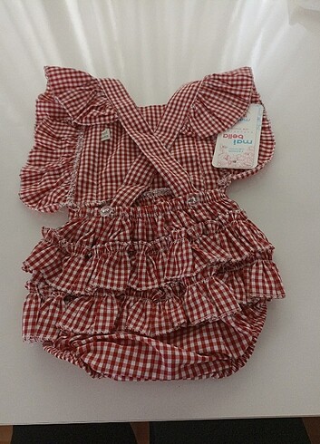 3 Ay Beden Kiz bebek romper