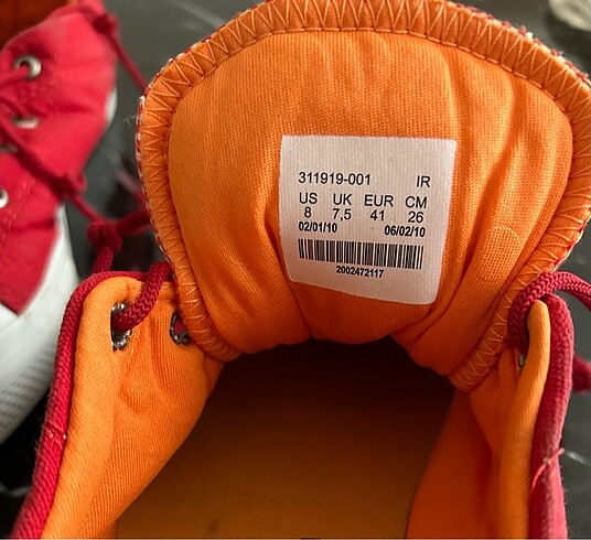 41 Beden Orijinal converse az kullanılmış