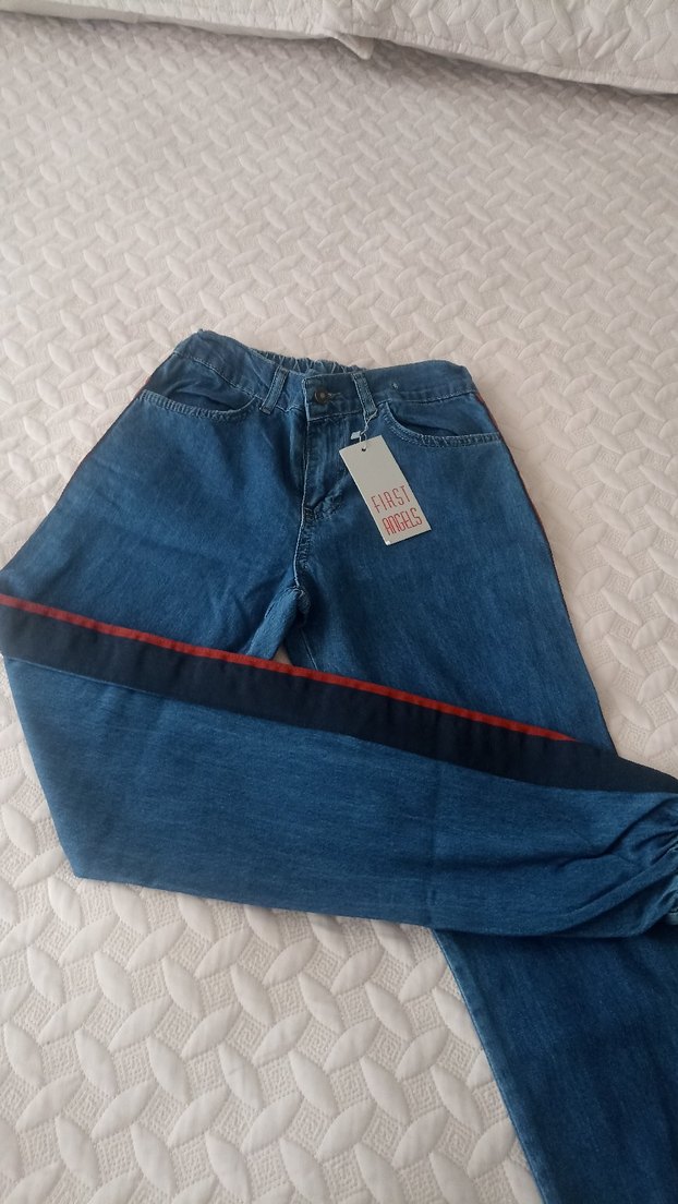 Kadın Mavi Normal Boy Denim Jean - Görsel 2