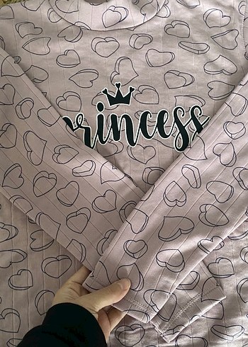 Kız Çocuk Gri Pamuklu Uzun Kollu Tişört - Görsel 5