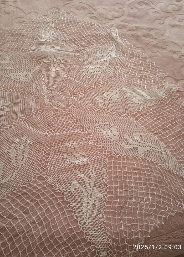 Çeyizlik dantel fiskos örtüsü - Görsel 4